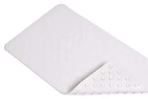 14x24 WHT Circ Bath Mat
