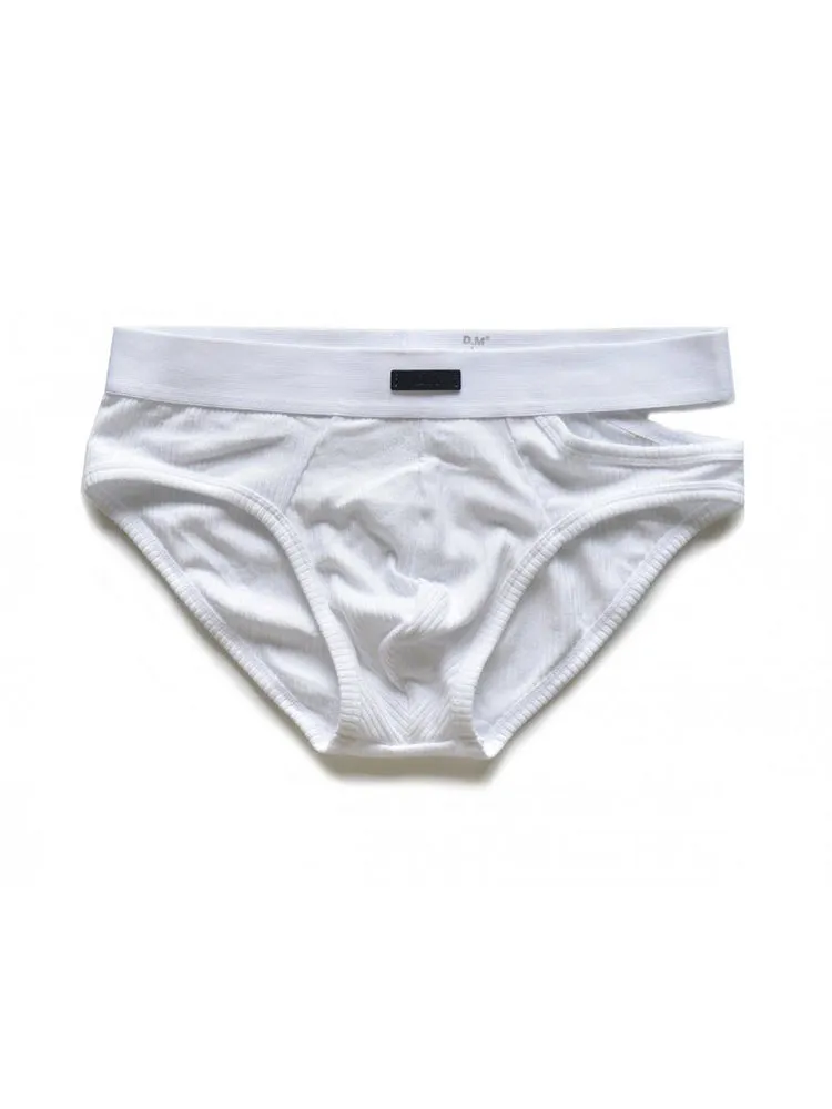 2 Pack Men's Low-Rise Sexy Side-Opening Briefs