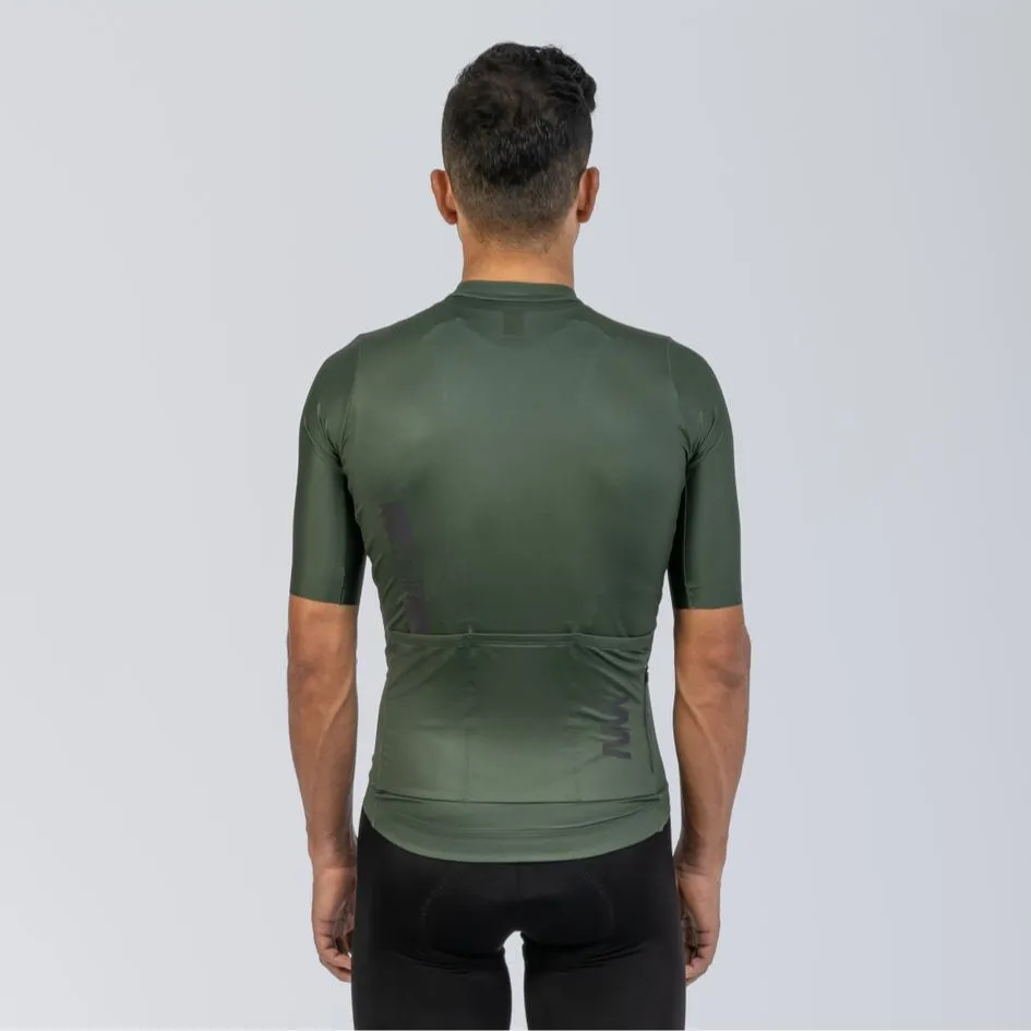 2025 Men's Avant Short Sleeve Cycling Jersey Solid Dark Forest by Suarez