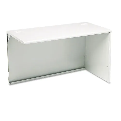 38000 Series Return Shell, Left, 33.75w X 65d X 4.19h, Silver Mesh/light Gray