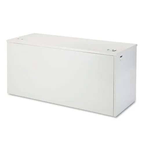 38000 Series Return Shell, Left, 33.75w X 65d X 4.19h, Silver Mesh/light Gray