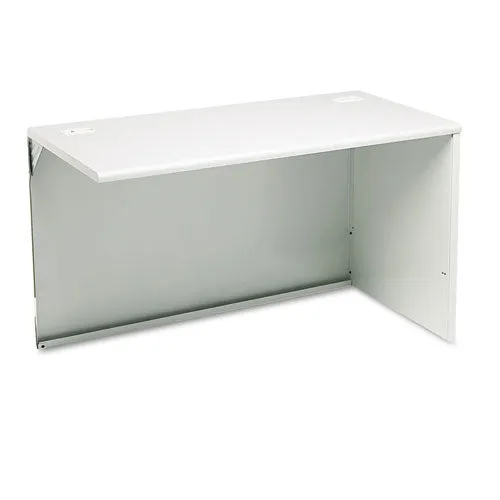38000 Series Return Shell, Left, 33.75w X 65d X 4.19h, Silver Mesh/light Gray