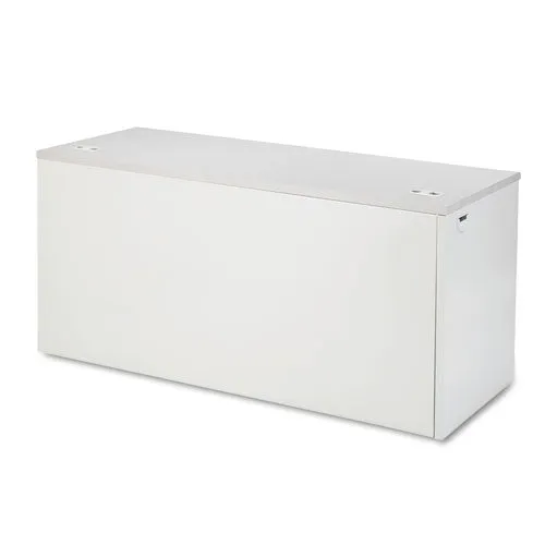 38000 Series Return Shell, Left, 33.75w X 65d X 4.19h, Silver Mesh/light Gray