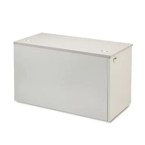 38000 Series Return Shell, Left, 33.75w X 65d X 4.19h, Silver Mesh/light Gray