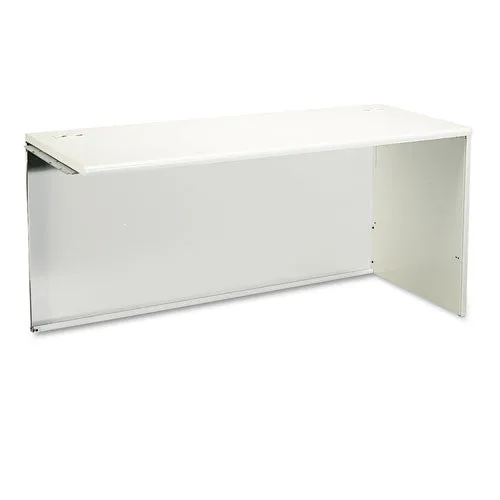 38000 Series Return Shell, Left, 33.75w X 65d X 4.19h, Silver Mesh/light Gray