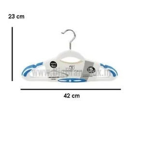 5 Pcs Anti slip Clothes Plastic Hanger