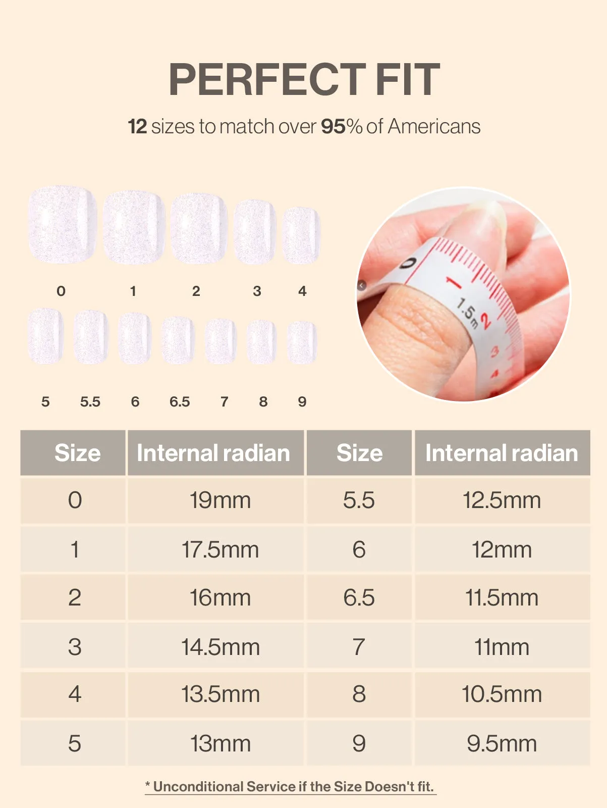 Acrylic Press On Nails - Short Square White (US ONLY)
