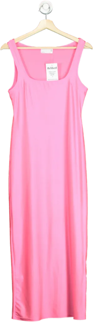 ASOS Design Pink Maxi Dress UK 10