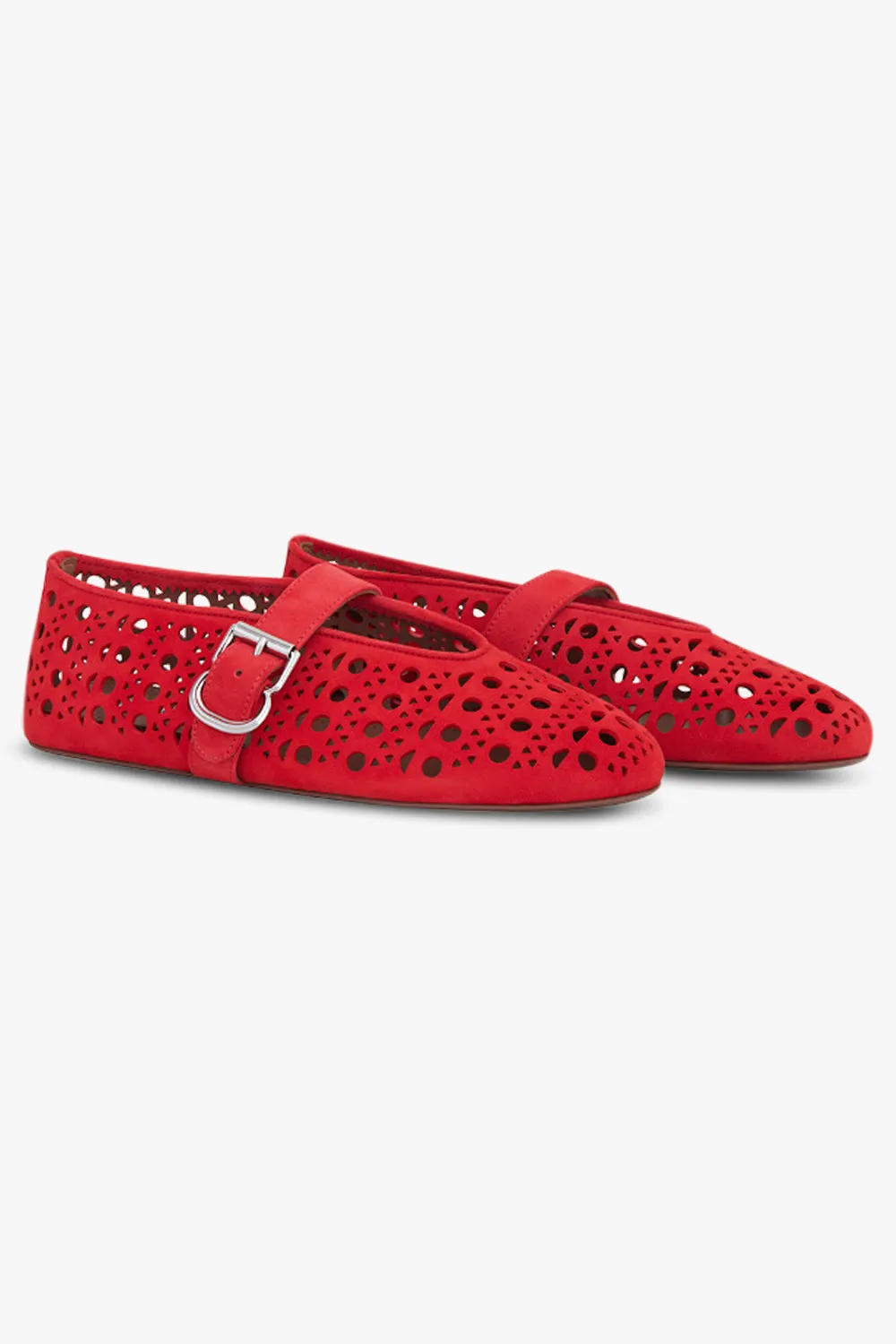 Ballerinas Vienne Suede Goatskin | Cerise