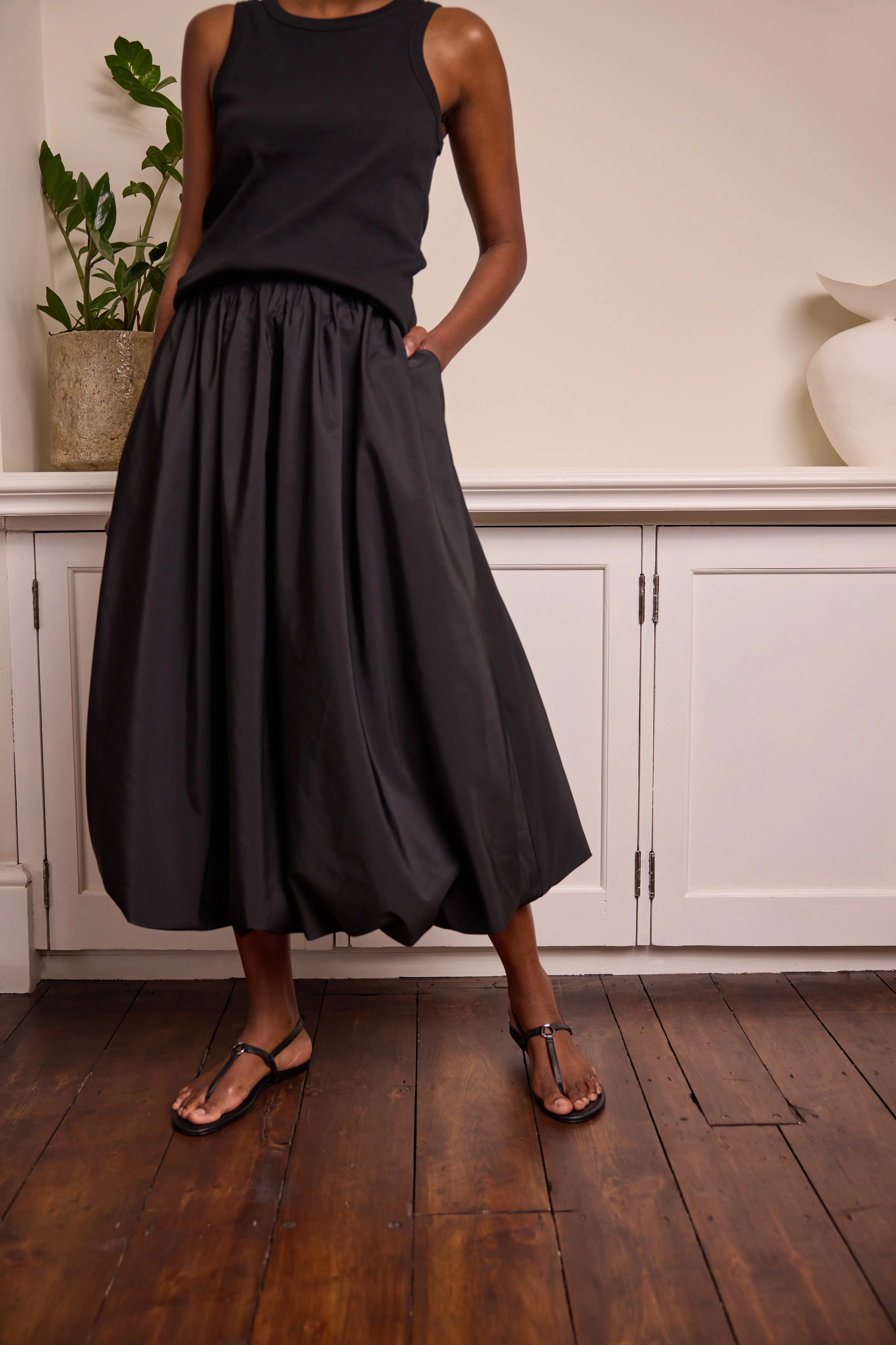 Bethany Bubble Skirt Black