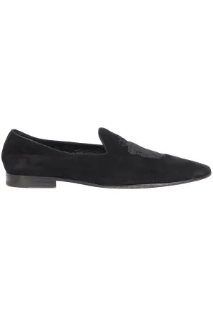 BILLIONAIRE MEN'S SUEDE LOAFERS EU 44 UK 10 US 11