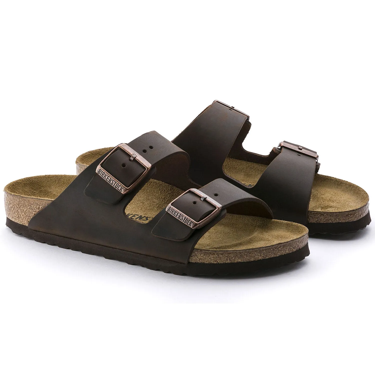 BIRKENSTOCK  Arizona Oiled Leather Narrow - Habana