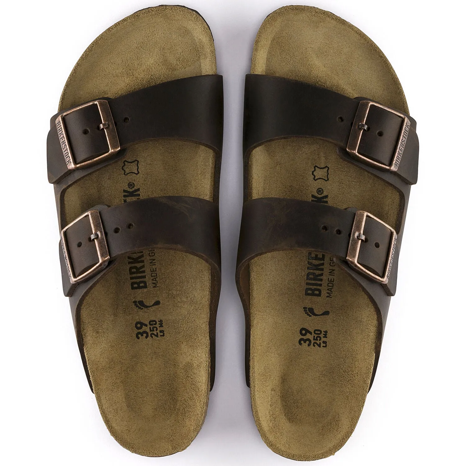 BIRKENSTOCK  Arizona Oiled Leather Narrow - Habana