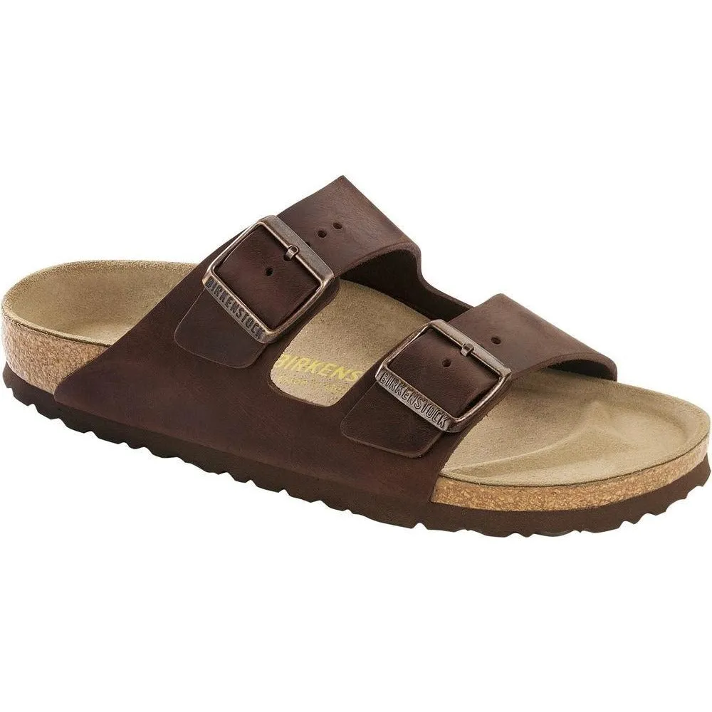 BIRKENSTOCK  Arizona Oiled Leather Narrow - Habana