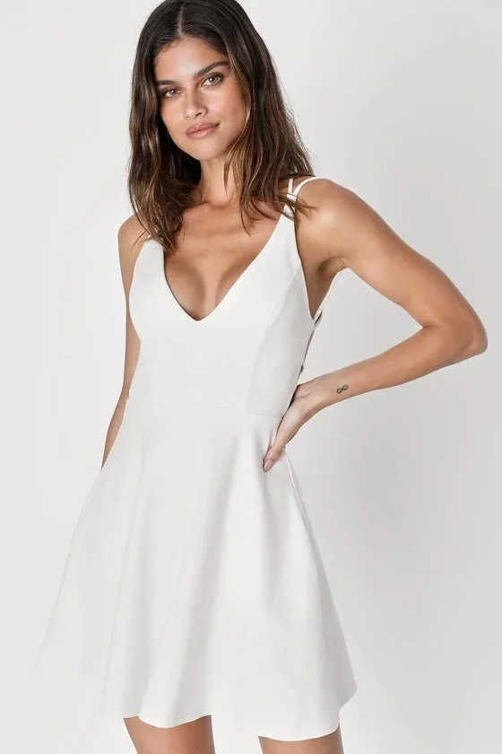 Black Forest Lace-Up Mini Dress