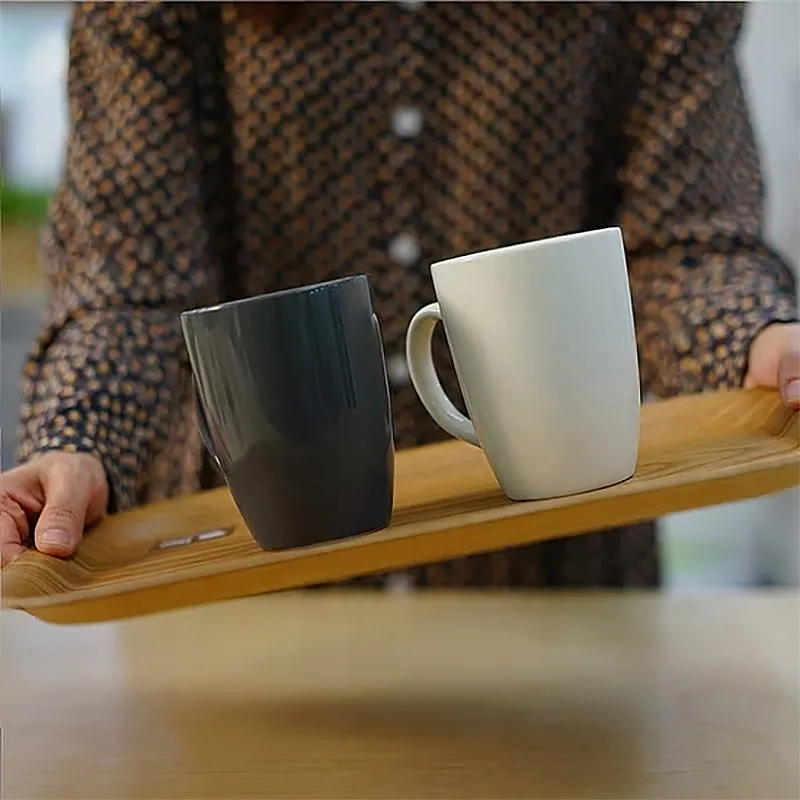 [BLANC] 크라프트 논슬립 쟁반 Rectangle Non-slip Tray (Medium / Large)