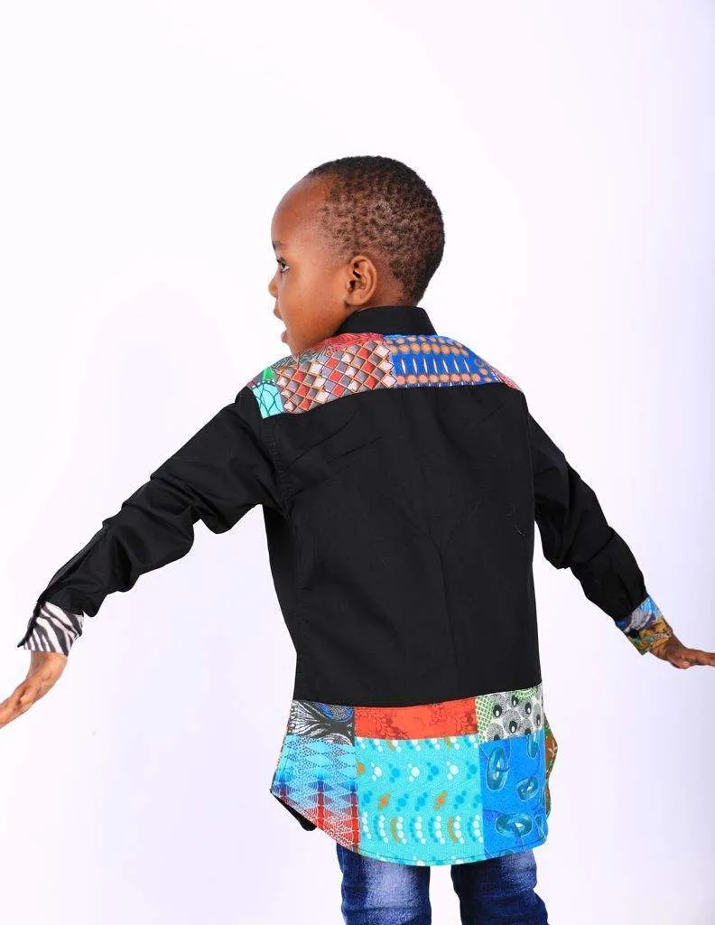 Boys African Shirt Ankara