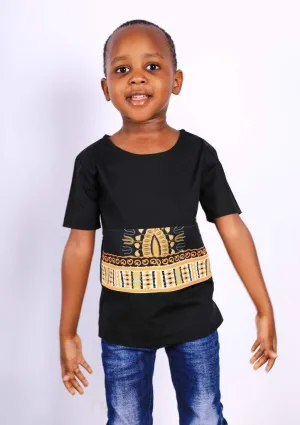 Boys African T-shirt Orange