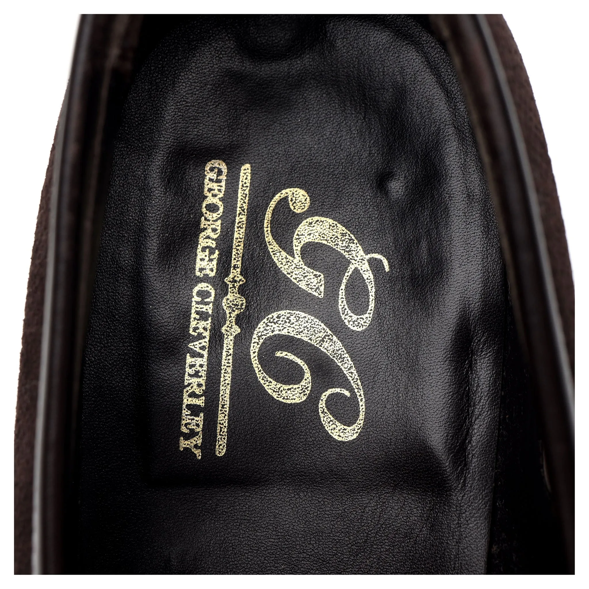'Bradley 2' Dark Brown Grain Suede Loafer UK 7 E