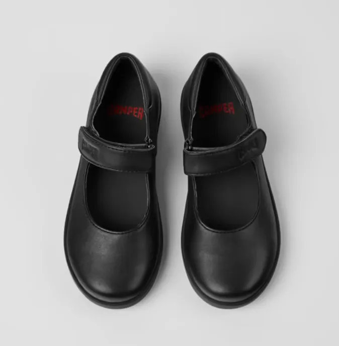 CAMPER Spiral Comet Black Shoes