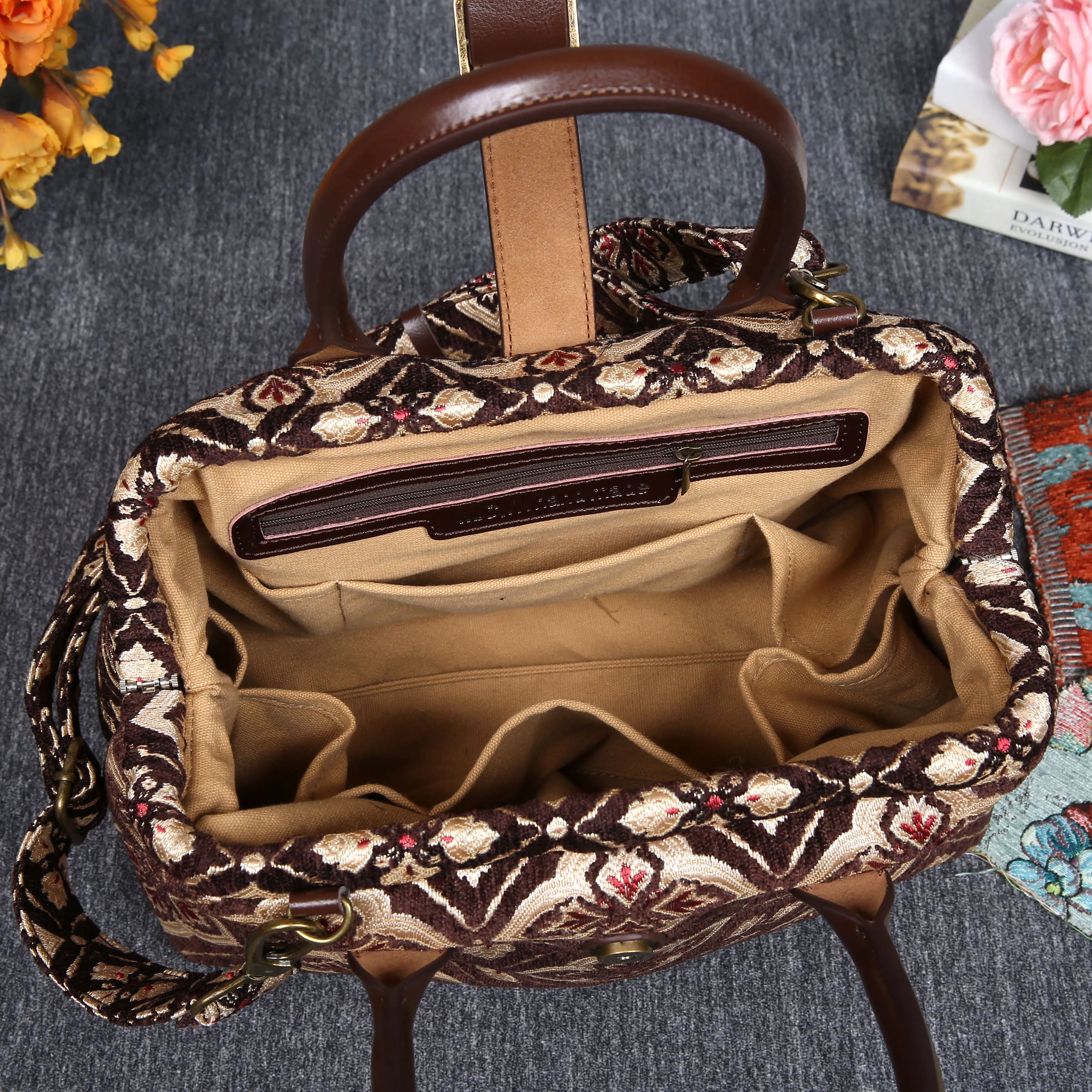 Carpet Purse Ethnic Coffee