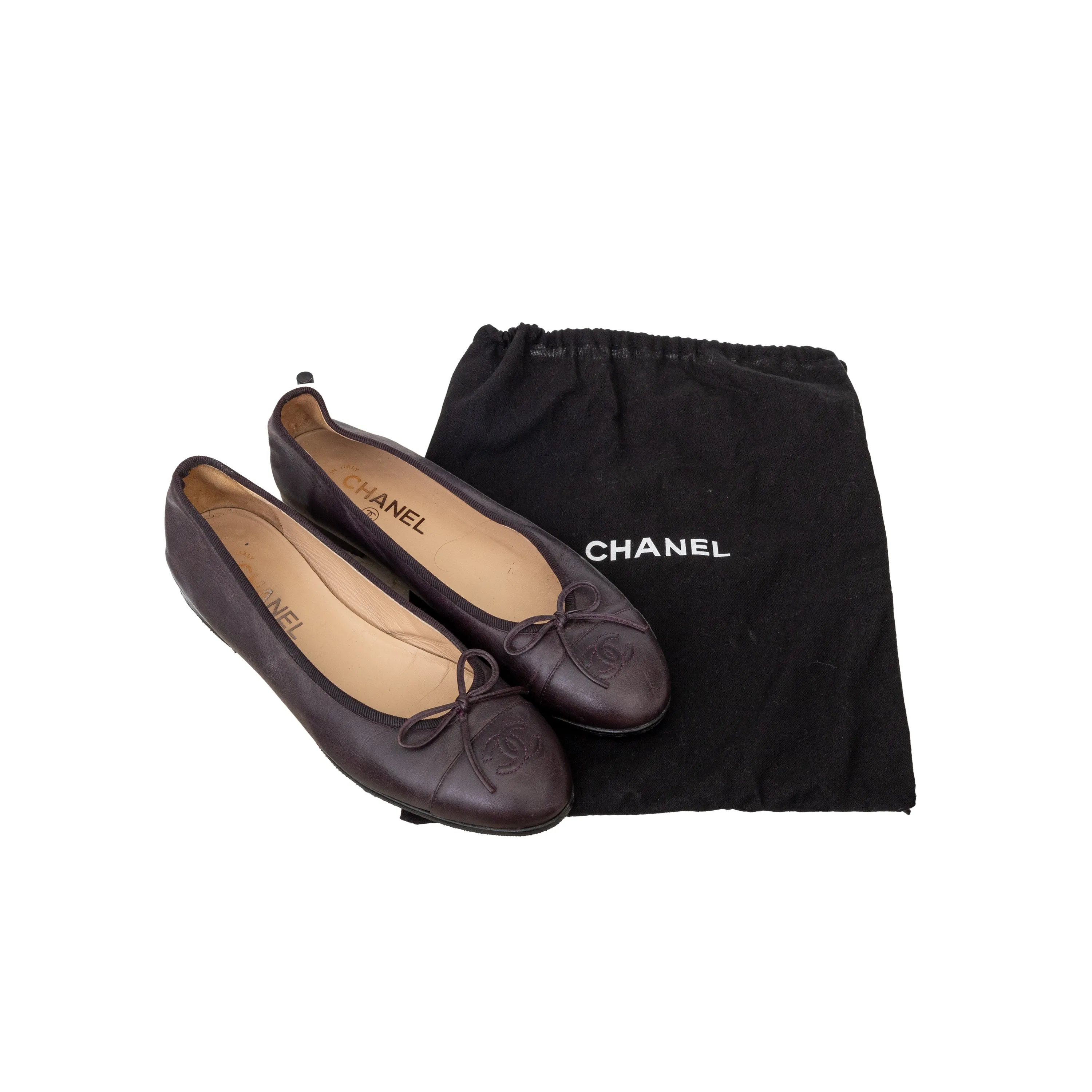 Chanel Leather Ballet Flats - '10s