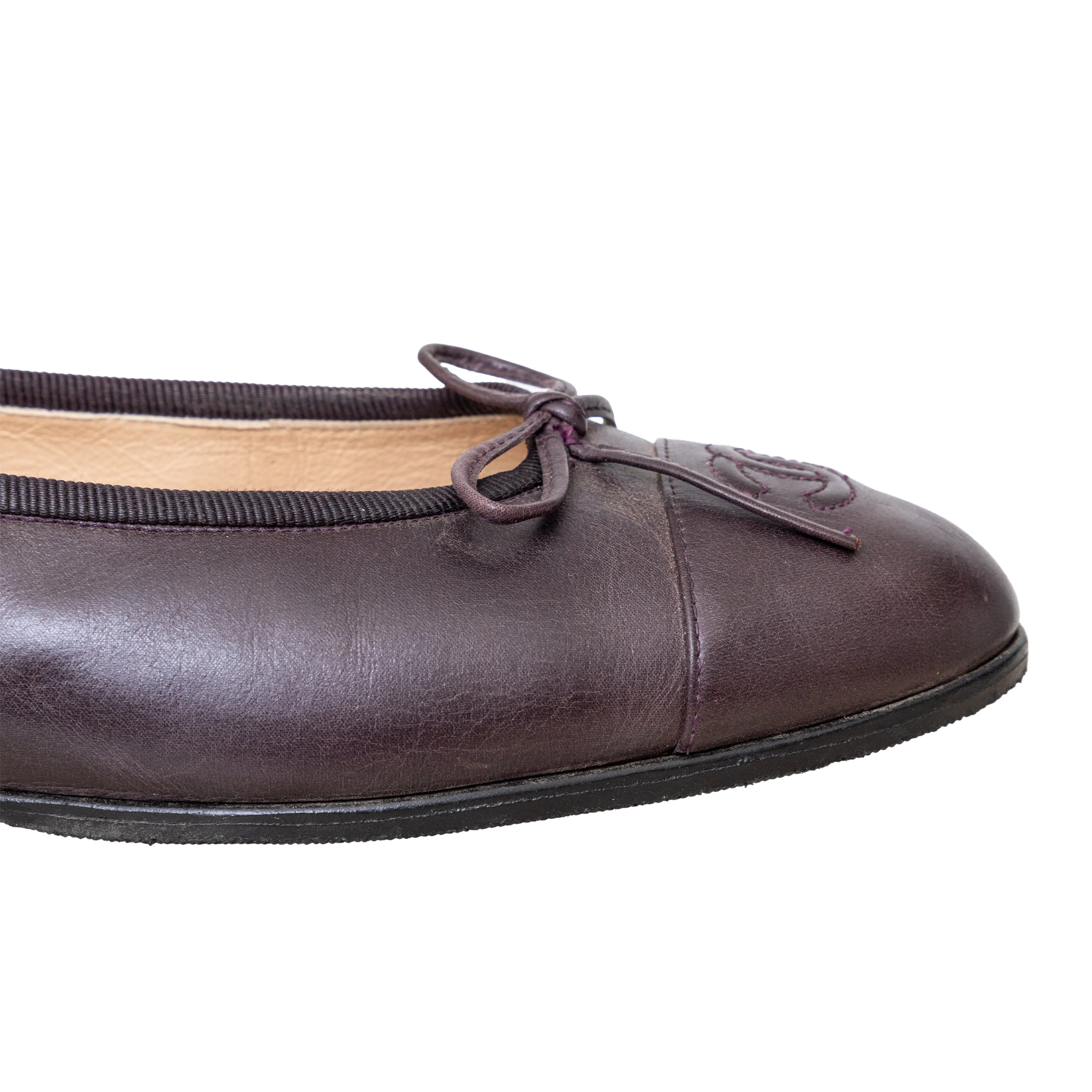 Chanel Leather Ballet Flats - '10s