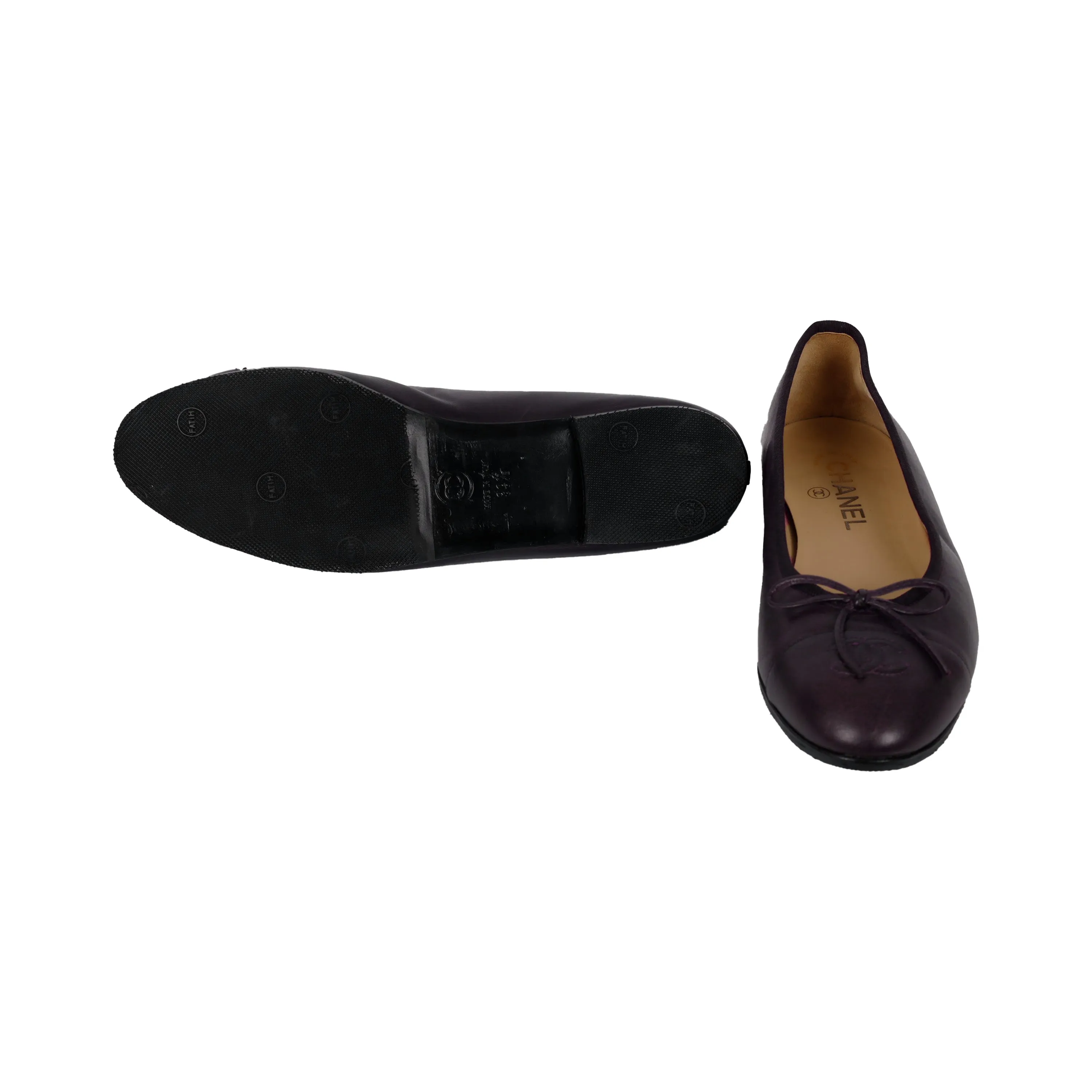 Chanel Leather Ballet Flats - '10s