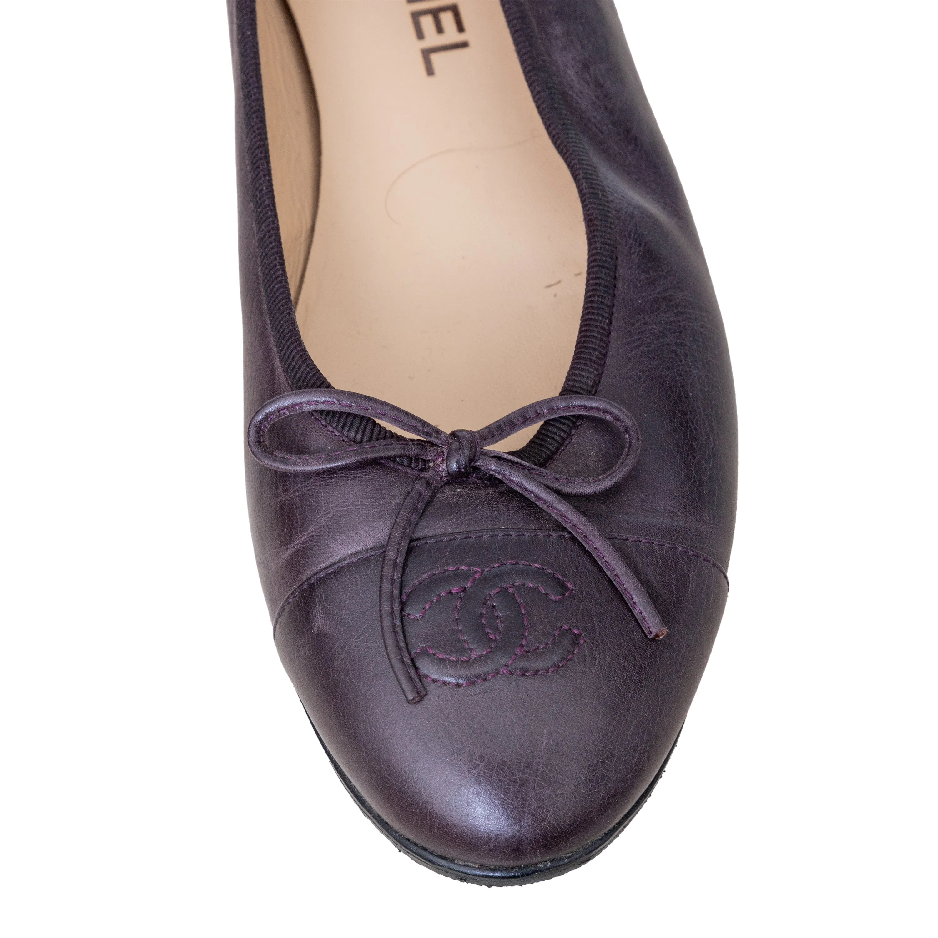 Chanel Leather Ballet Flats - '10s
