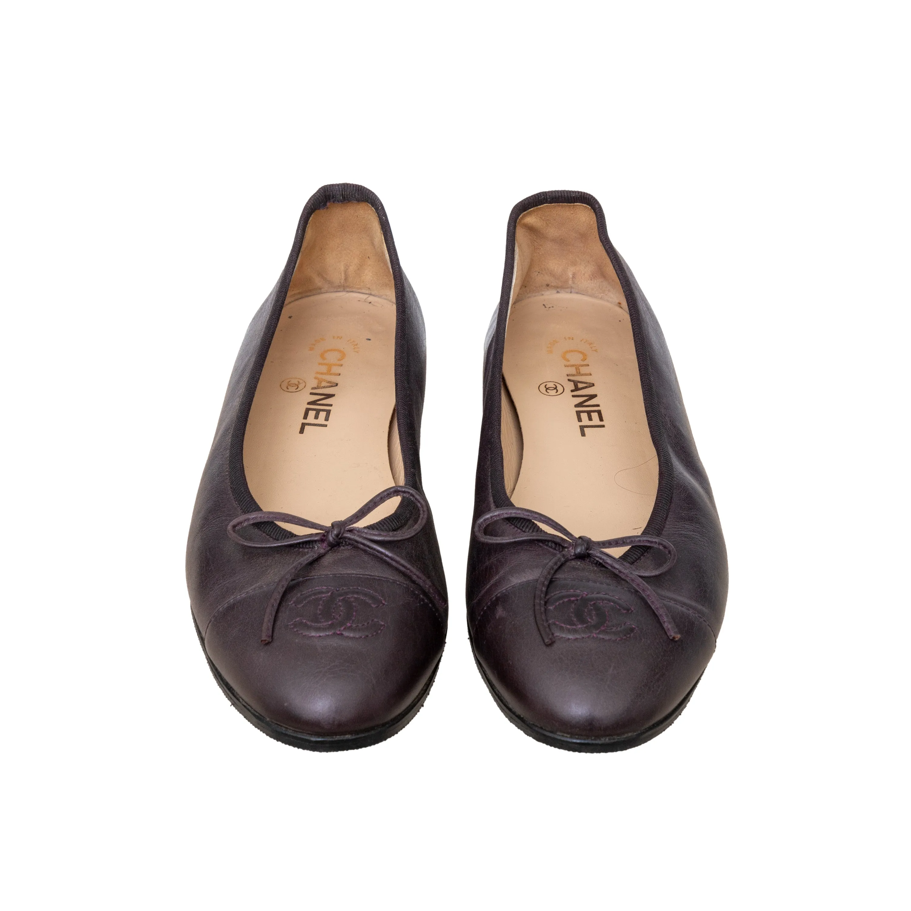 Chanel Leather Ballet Flats - '10s