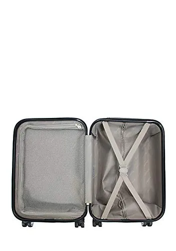 Chariot Duro 20" Carry-on Hardside 4 Wheel Spinner Luggage with Laptop Pocket Grey