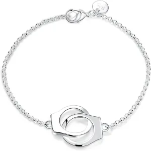 Cutesmile Fashion Jewelry 925 Sterling Silver Handcuff Chain Bracelet Partners in Crime Best Friends Bracelet Cutesmile Fashion Jewelry 925 Sterling Silver Handcuff Chain Bracelet Partners in Crime Best Friends Bracelet