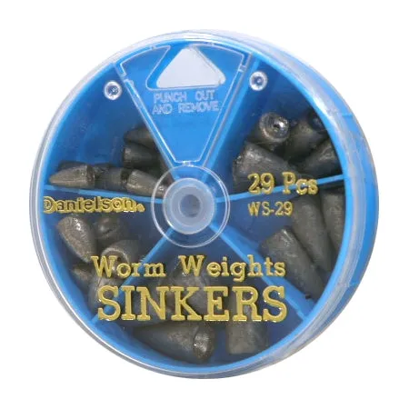 Danielson Worm Weight Sinker Dial Box ZZZ