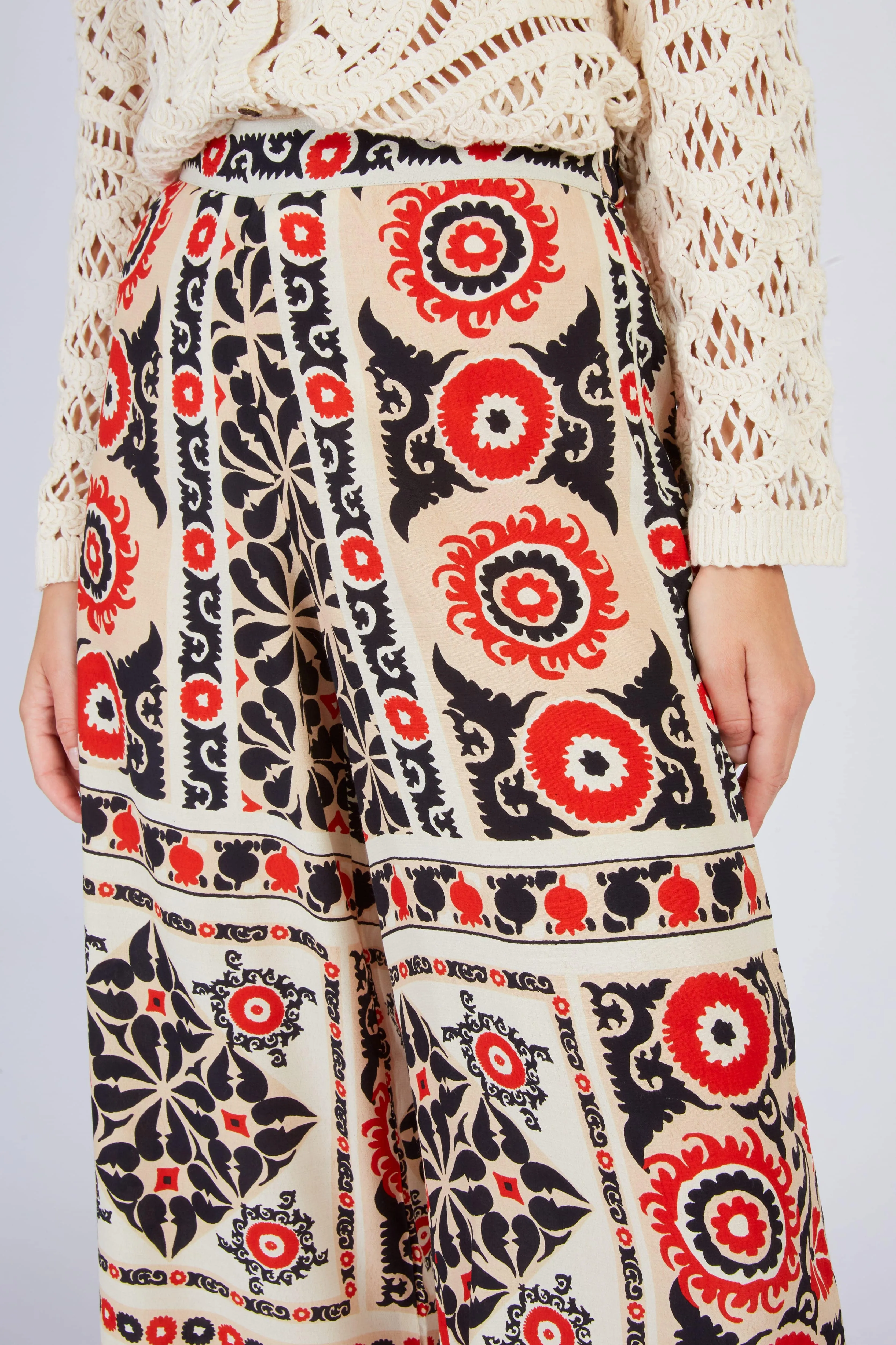 Derhy Tile Print Trouser