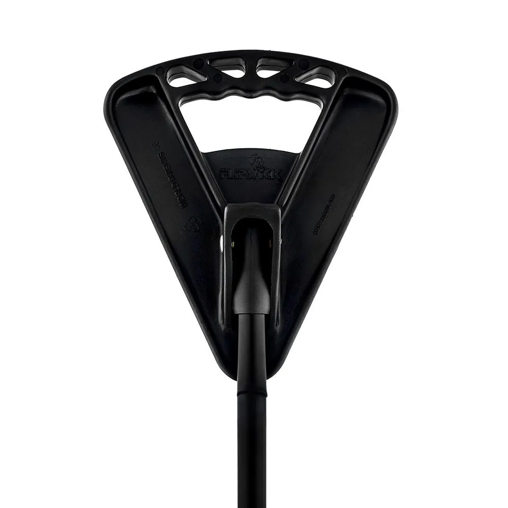 Flipstick: Folding Seat Cane Black - Incl. Bag, Non-Adj.