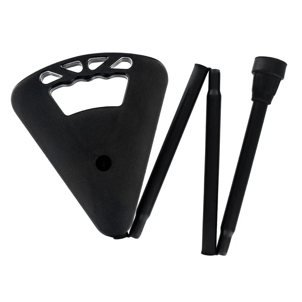 Flipstick: Folding Seat Cane Black - Incl. Bag, Non-Adj.