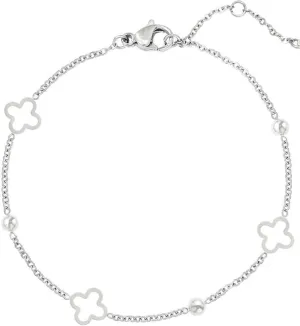 Four Leaf Clover Charm Bracelet, Sterling Silver and Gold Womens Jewelry, Designer Bracelet, Perfect Lucky Gift for Good Luck, Resembles Modern Fashion Trends Four Leaf Clover Charm Bracelet, Sterling Silver and Gold Womens Jewelry, Designer Bracelet, Perfect Lucky Gift for Good Luck, Resembles Modern Fashion Trends