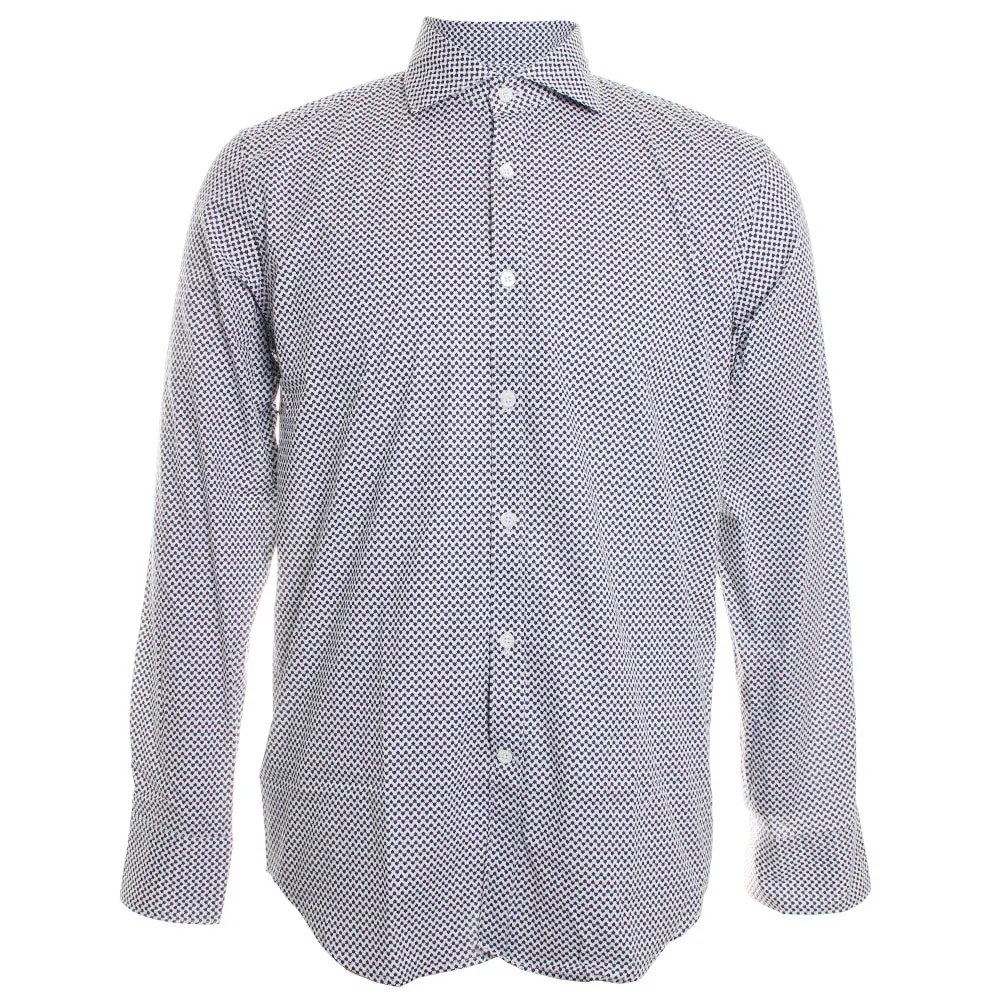 Geometric Pattern Sport Shirt