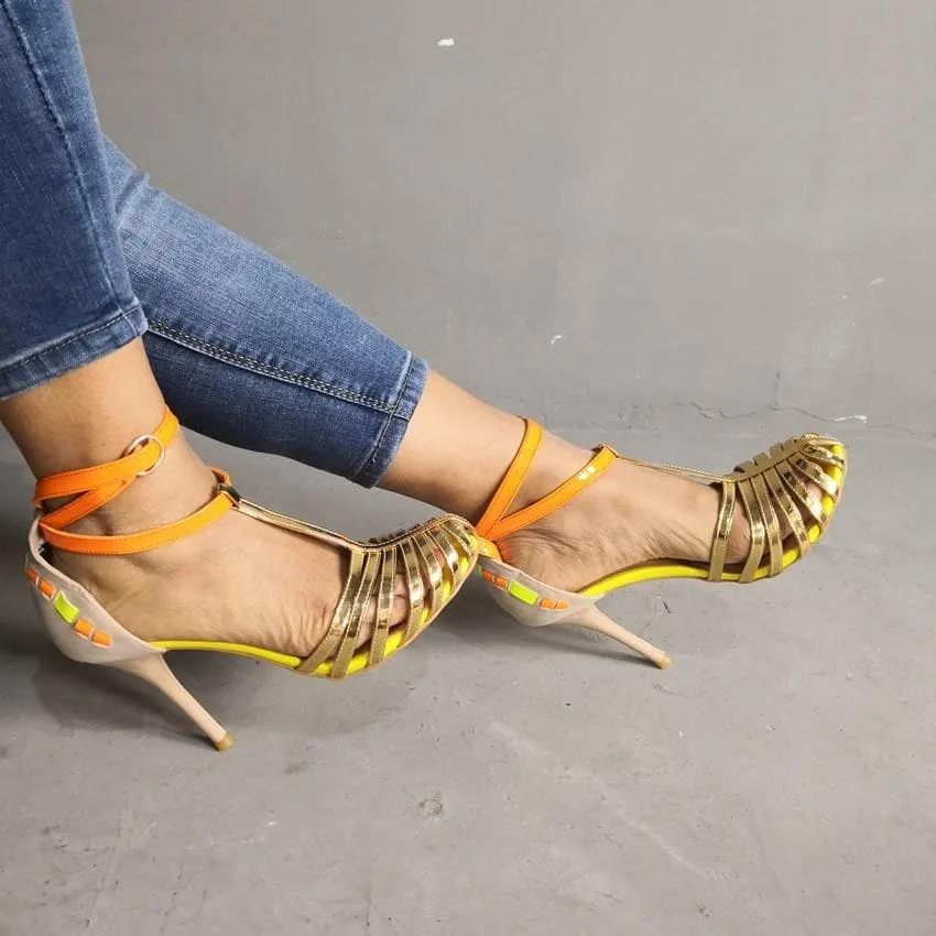 GLADIATOR BUCKLE HIGH HEELS