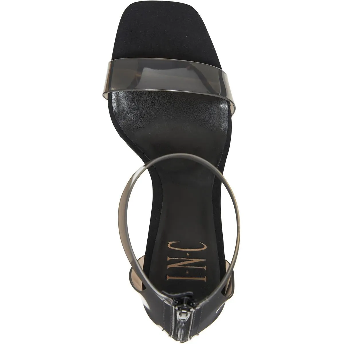 INC Womens Makenna Ankle Strap Vinyl Heel Sandals