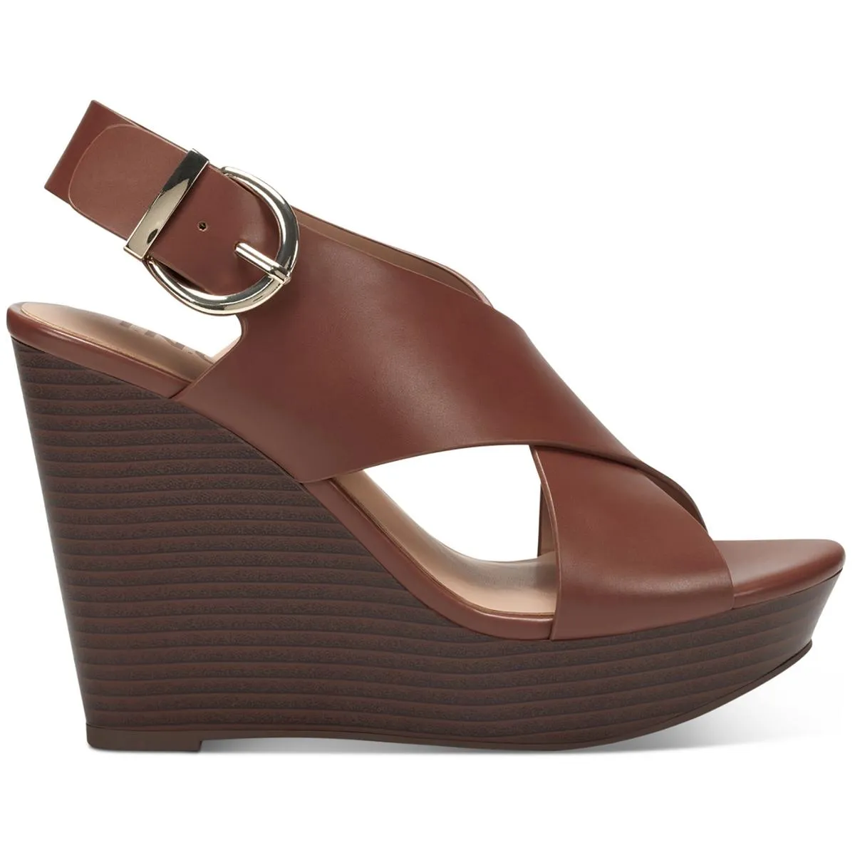 INC Womens Vera  Padded Insole Slingback Wedge Sandals