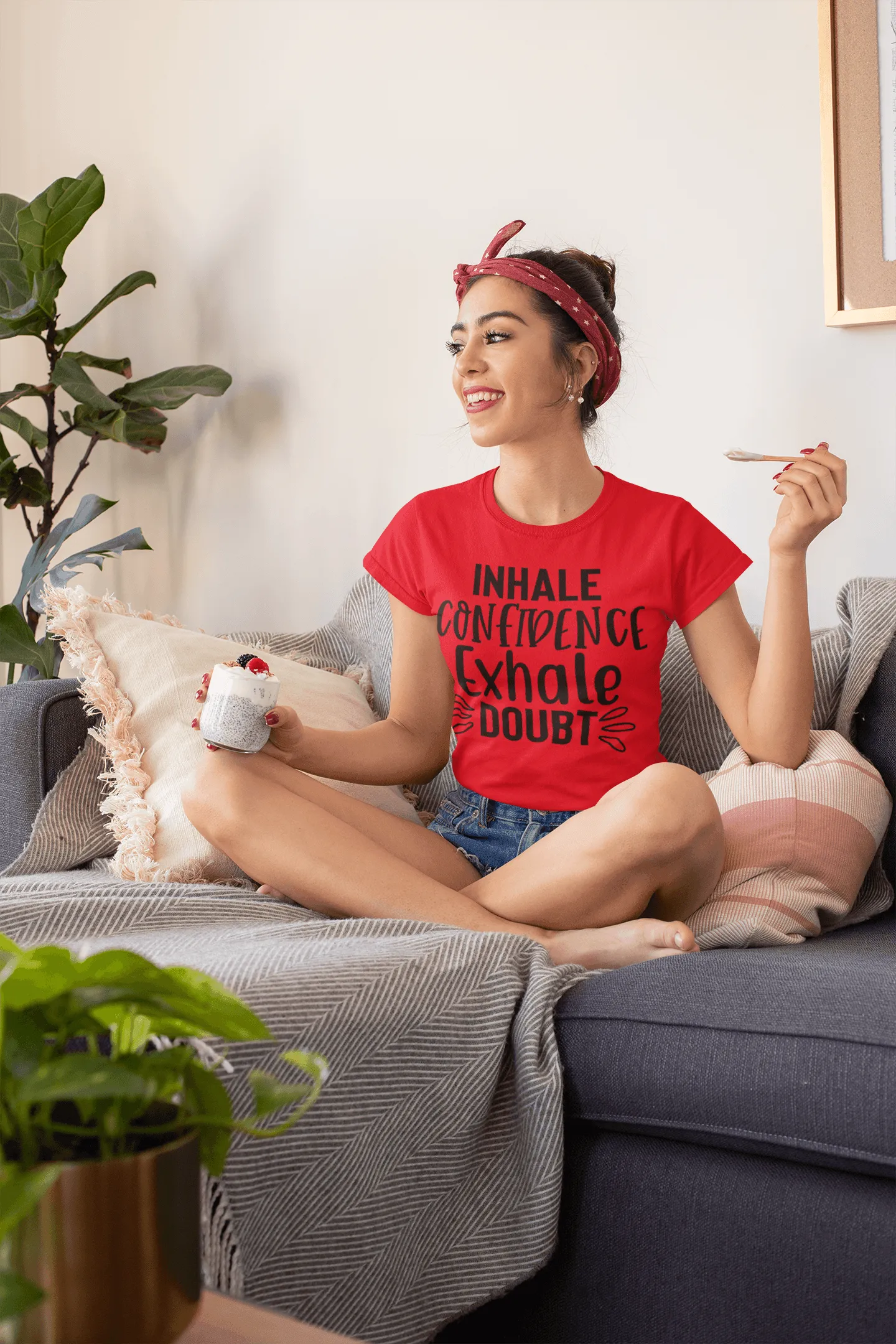 Inhale Confidence Exhale Doubt T-shirt