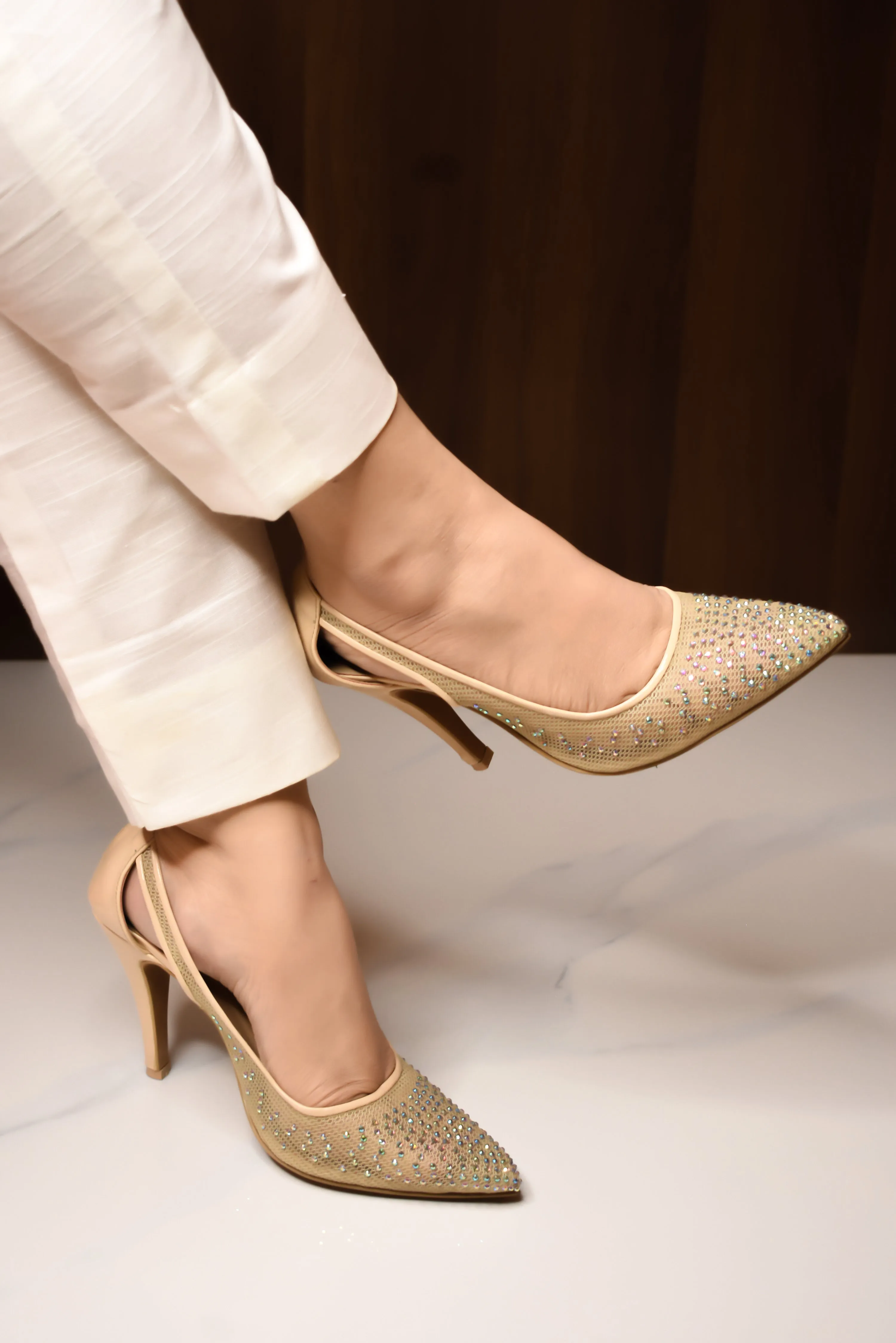 Jack Jees-Heaven Heels-Beige