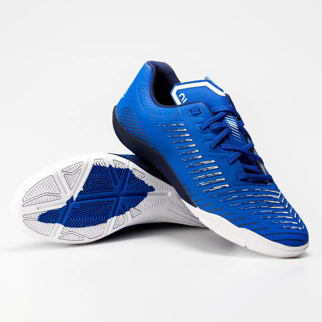 Kipsta Ginka 500 Adult Futsal Trainers - Electric Blue