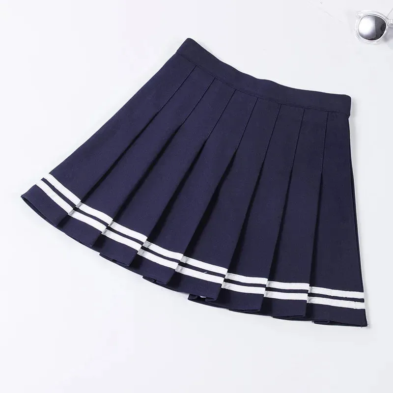 Korean Style Sexy Skirt Pleated Tennis Mini Harajuku Skirt