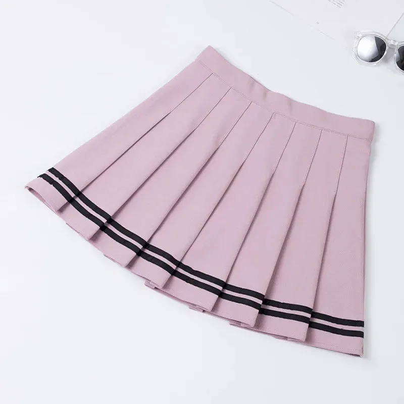 Korean Style Sexy Skirt Pleated Tennis Mini Harajuku Skirt