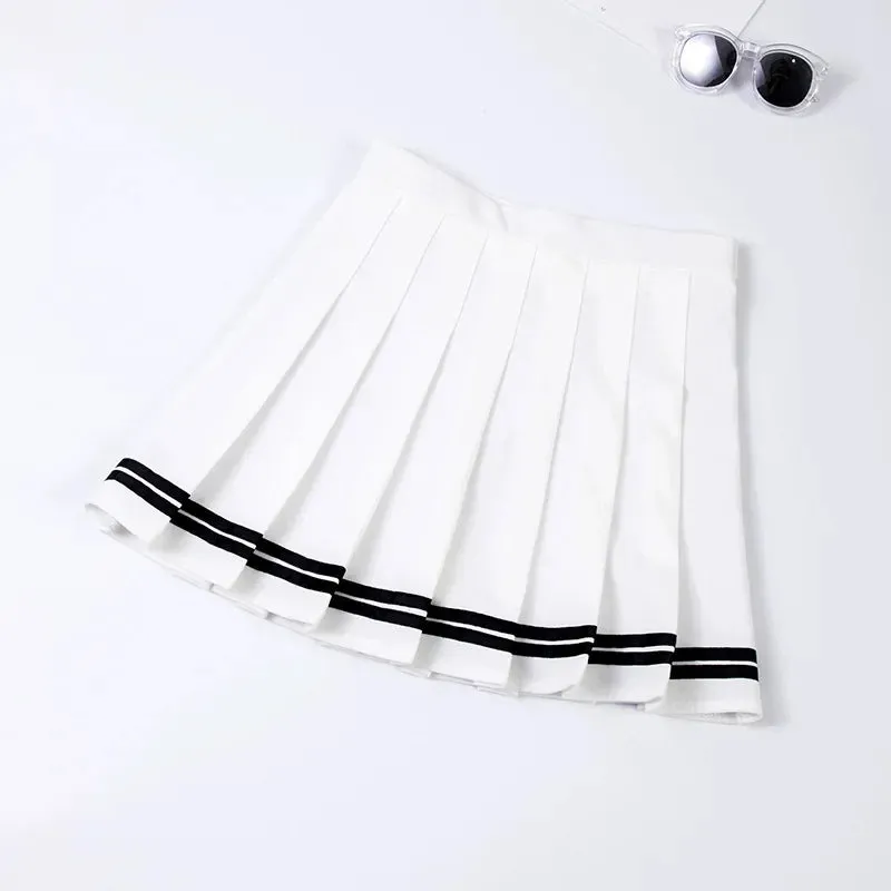 Korean Style Sexy Skirt Pleated Tennis Mini Harajuku Skirt