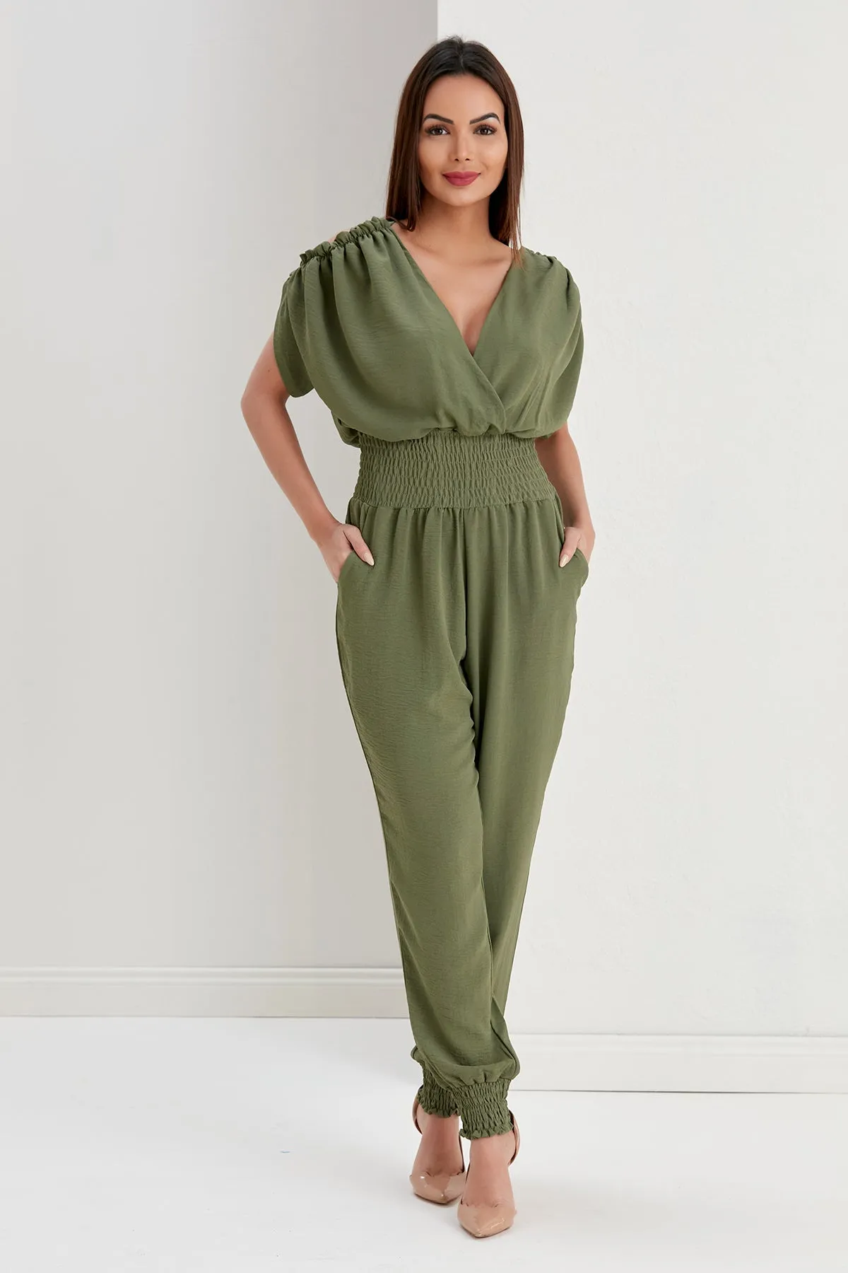 Lila Jumpsuit in Khaki