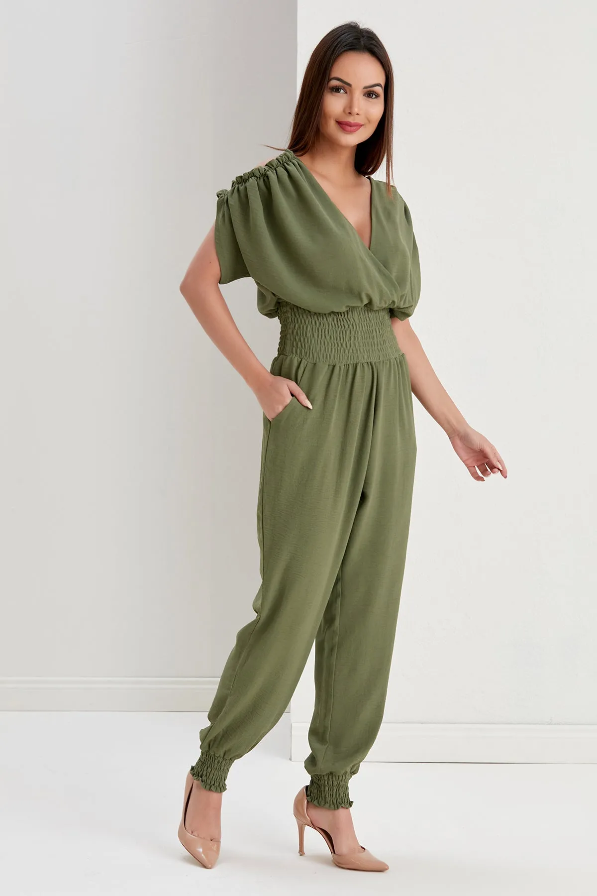 Lila Jumpsuit in Khaki