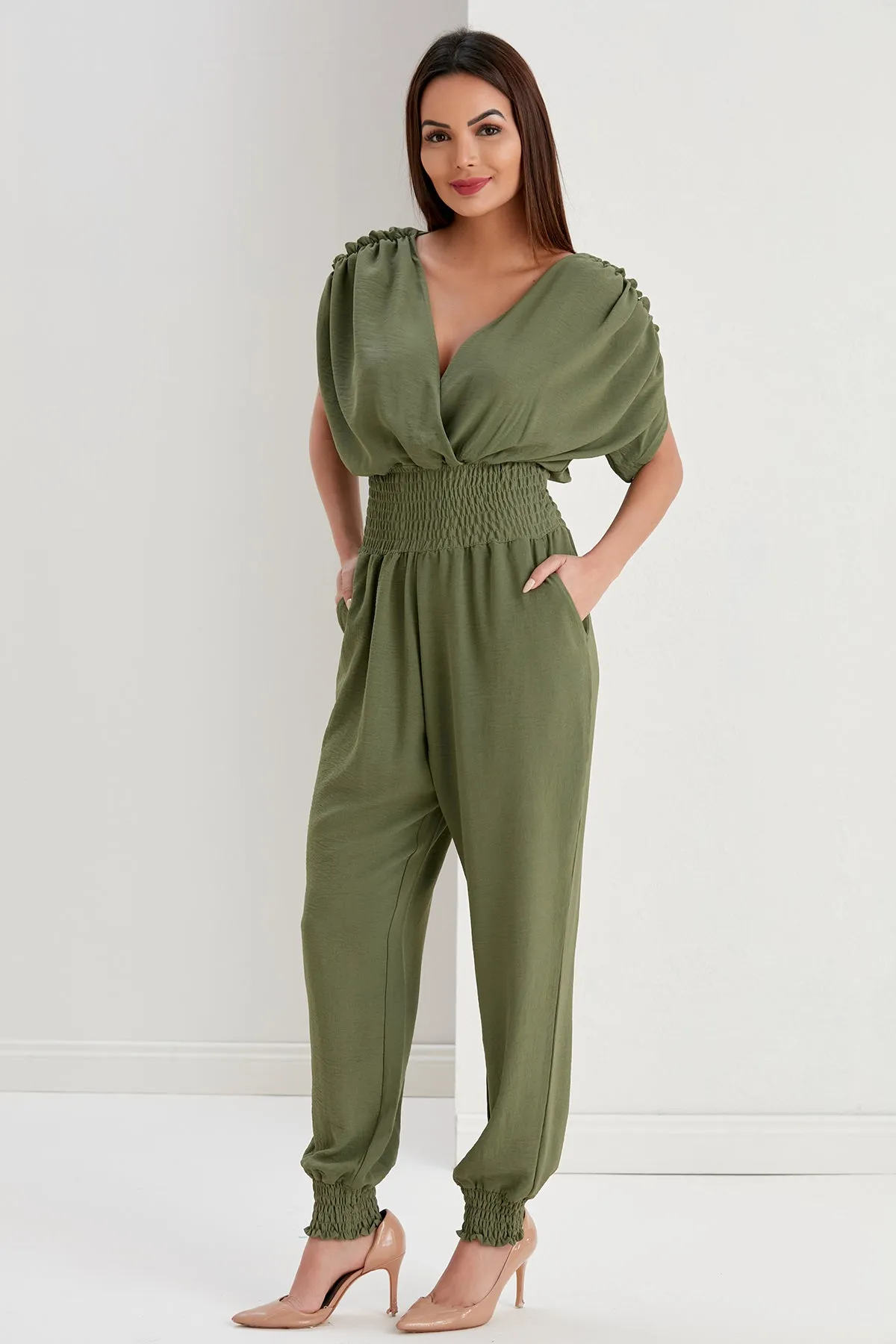 Lila Jumpsuit in Khaki